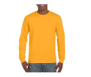 Gildan GI2400 - Men's Long Sleeve 100% Cotton T-Shirt Gold