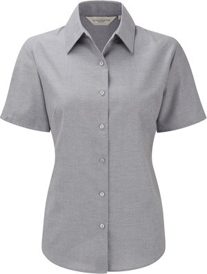 Russell Collection RU933F - Ladies Short Sleeve Easy Care Oxford Shirt