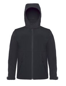 B&C Collection BA630 - Hooded softshell /men Dark Grey