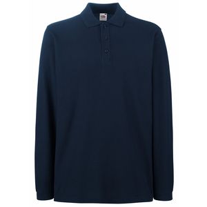 Fruit of the Loom SS258 - Premium long sleeve polo Deep Navy