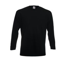 Fruit of the Loom SS042 - Super premium long sleeve tee Black