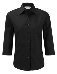 Russell Collection J946F - Womens ¾ sleeve easycare fitted shirt