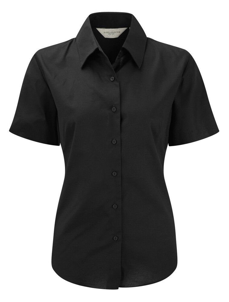 Russell Collection J933F - Women's short sleeve Oxford shirt