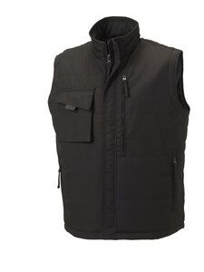 Russell J014M - Heavy duty gilet Black