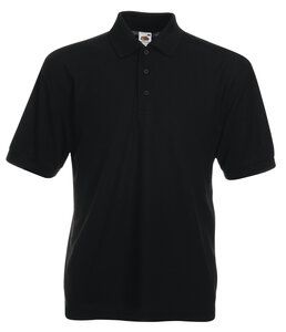 Fruit of the Loom 63-402-0 - Piqué Polo Mischgewebe Black