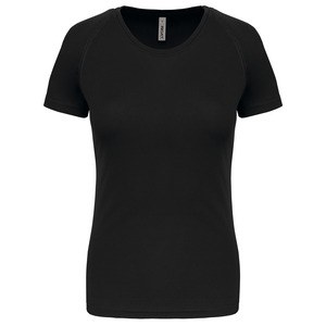 ProAct PA439 - LADIES' SHORT SLEEVE SPORTS T-SHIRT Black