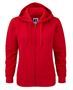 Russell J266F - Womens authentic zipped hooded sweatshirt