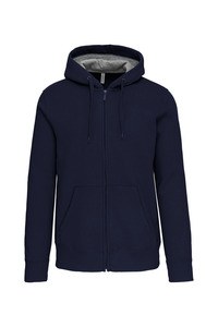 Kariban K444 - ZIP HOODED SWEATSHIRT Navy/Navy