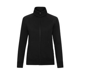 Fruit of the Loom SC62116 - Lady Sweat Jacket (62-116-0) Black/Black