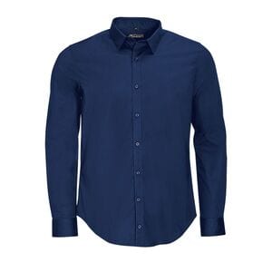 SOL'S 01426 - BLAKE MEN Long Sleeve Stretch Shirt Dark Blue