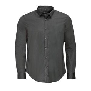 SOL'S 01426 - BLAKE MEN Long Sleeve Stretch Shirt Gris titanium