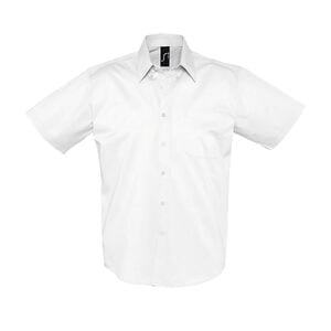 SOL'S 16080 - Brooklyn Short Sleeve Cotton Twill Men's Shirt White