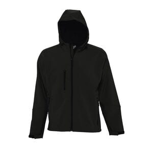 SOL'S 46602 - REPLAY MEN Hooded Softshell Black