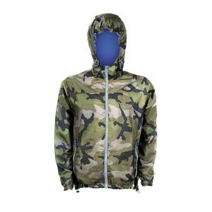 SOL'S 01171 - SKATE Unisex Lined Windbreaker Camo / Royal