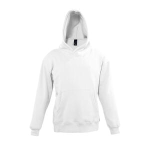 SOL'S 13255 - SLAM KIDS Kids' Hooded Sweatshirt White
