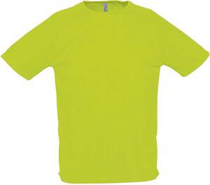 SOL'S 11939 - SPORTY Raglan Sleeve T Shirt Neon Green
