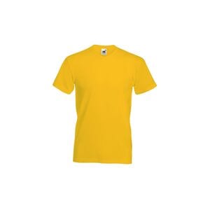 Fruit of the Loom 61-066-0 - V-neck t-shirt Sunflower