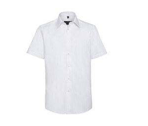 Russell Collection JZ923 - Fitted Oxford Shirt White