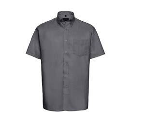 Russell Collection JZ933 - Mens Oxford Cotton Short Sleeve Shirt