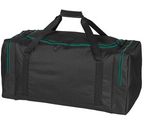 Black&Match BM908 - Sport Bag 85 Black/Kelly Green