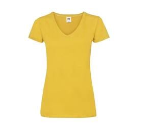 Fruit of the Loom SC601 - Womens V-Neck T-Shirt