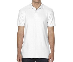 Gildan GN480 - Men's Pique Polo Shirt White