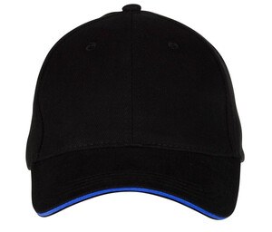 Black&Match BM911 - 6-panel sandwich cap