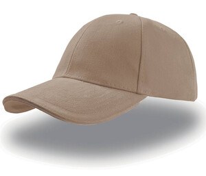 Atlantis AT003 - 6-panel sandwich cap Kaki/Kaki