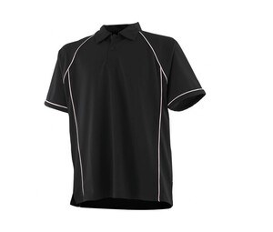 Finden & Hales LV370 - cool plus® breathable polo shirt Black/White