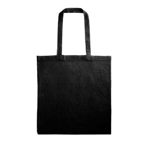 Westford mill WM225 - Large volume organic cotton shopping bag Black