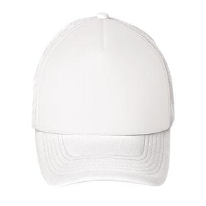 SOL'S 01668 - Bubble Five Panel Mesh Cap White