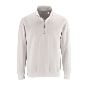 SOL'S 02088 - Stan Men's Zip High Collar Sweatshirt White