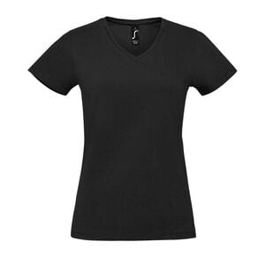 SOL'S 02941 - Imperial V Women V Neck T Shirt Deep Black