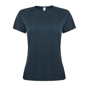 SOL'S 01159 - SPORTY WOMEN Raglan Sleeve T Shirt Petroleum Blue
