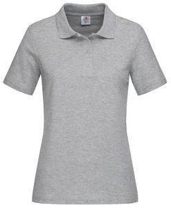 Stedman STE3100 - Women's short-sleeved polo shirt Grey Heather