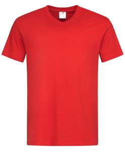 Stedman STE2300 - V-neck t-shirt for men CLASSIC Scarlet Red