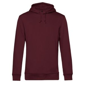 B&C BCU33B - Organic Hoodie Burgundy