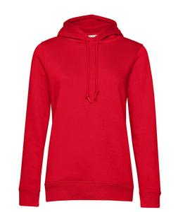 B&C BCW34B - Women's organic hoodie Red