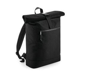Bag Base BG286 - Roller Zipper Backpack In Recycled Materials Black