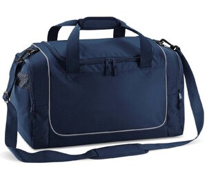 Quadra QD77S - Teamwear locker room sports bag French Navy / Light Grey