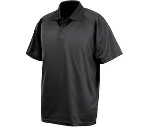Spiro SP288 - Breathable AIRCOOL polo shirt Black