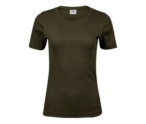 Tee Jays TJ580 - Womens interlock tee Dark Olive