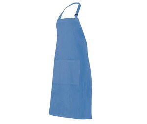 VELILLA V4203 - APRON WITH POCKET Sky Blue