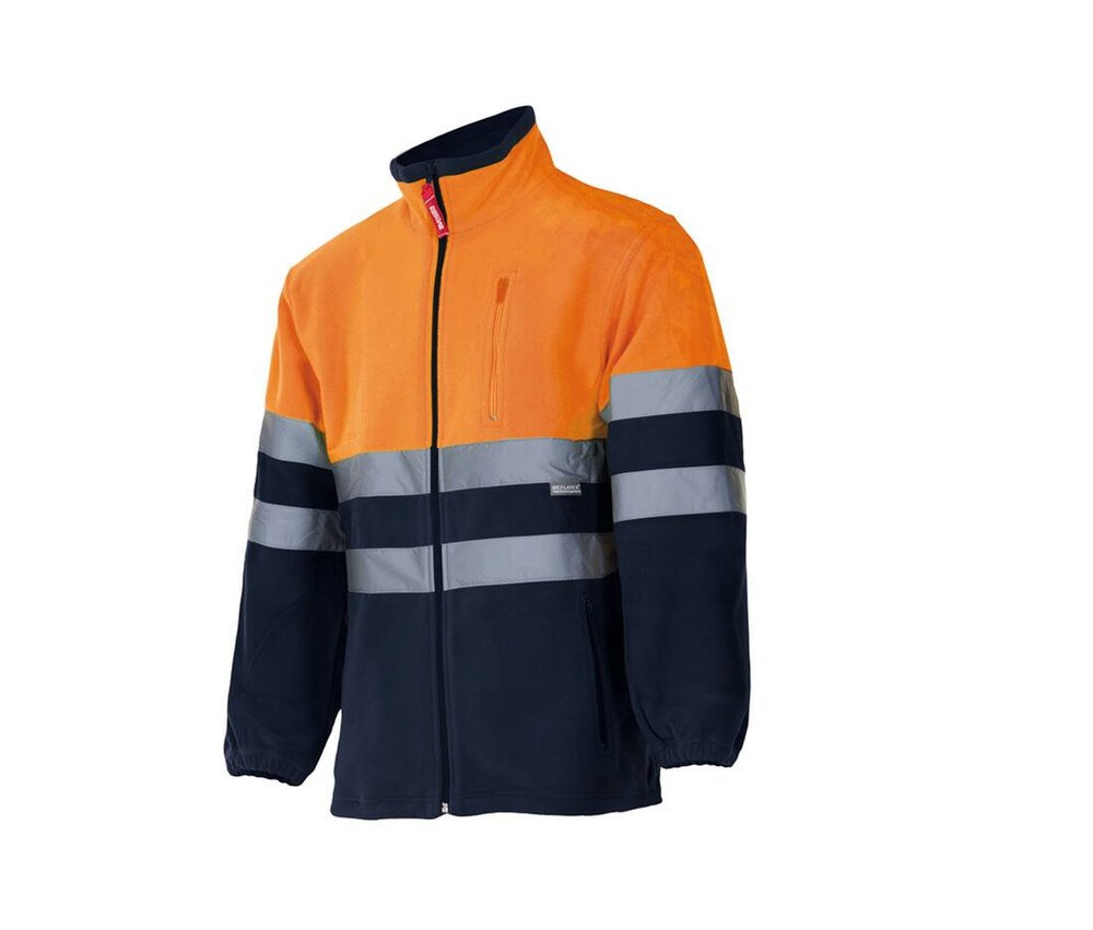 VELILLA VL183 - TWO-TONE HIGH-VISIBILITY FLEECE JACKET