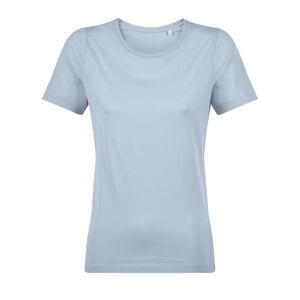 NEOBLU 03185 - Lucas Women Women’S Short Sleeve Mercerised Jersey T Shirt Soft Blue