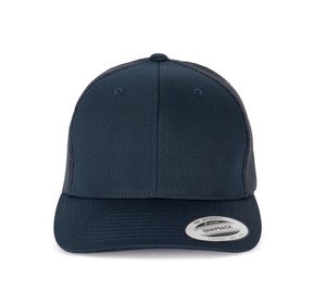 K-up KP912 - RETRO STYLE TRUCKER CAP - 6 panels Navy / Navy