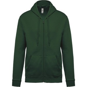 Kariban K479 - Zipped hooded sweatshirt Forest Green