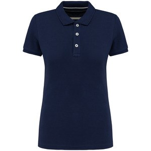 Kariban KV2207 - Women's short-sleeved vintage polo shirt Vintage Navy