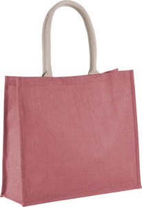 Kimood KI0219 - JUTE BEACH BAG Light Marsala