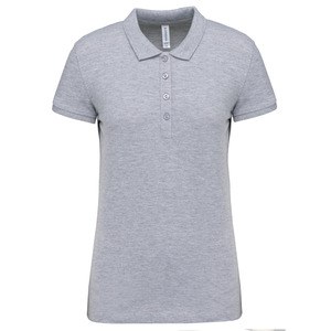 Kariban K255 - Ladies’ short-sleeved piqué polo shirt Oxford Grey